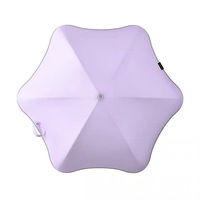 Nouvelle innovation : Parapluie d'extérieur anti-UV avec pointes droites et coins arrondis, personnalisable avec logo