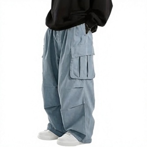 Pantalon cargo ample pour homme, multi-poches, style streetwear décontracté, pantalon utilitaire, fabricant OEM personnalisé - Product Image 1
