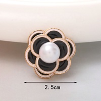 Broche Fleur Métallique Magnétique pour Hijab, Épingle Florale à Aimant Puissant pour Voile Femme Musulmane, Usage Quotidien, Cadeau Tendance