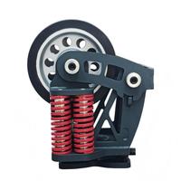 Roulettes pivotantes sur mesure de qualité marine en acier inoxydable 316L pour remorques de bateaux, chariots de quai et équipements portuaires