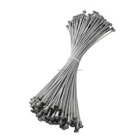 Câble de tension en acier galvanisé à chaud non allié de 1,5 mm, 7x19, avec boucle à ressort, antivol, services de découpe et de pliage