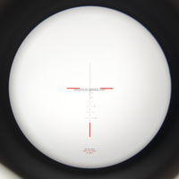Mira Telescópica Táctica de Caza DR 1-4x Fija de 40 mm, Aleación de Aluminio, Doble Campo de Visión, Iluminación Roja con Marcas Completas