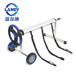 รถเข็นม้วนผ้าคลุมสระว่ายน้ำ Landy ทำจากอลูมิเนียมอัลลอย รับน้ำหนักได้ 30 กก. ปรับความยาวได้ ทนทาน - Product Image 5