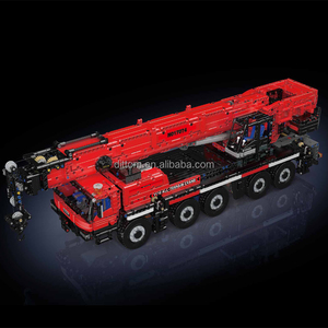 LTM1110 Modèle de camion de <span class=keywords><strong>grue</strong></span> <span class=keywords><strong>électrique</strong></span> à fonctions complètes Blocs de construction de camion d'ingénierie <span class=keywords><strong>Jouet</strong></span> de brique d'assemblage de bricolage - Product Image 5
