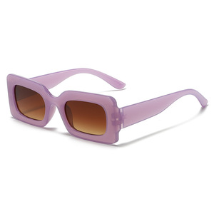 Occhiali da Sole Personalizzati con LOGO Privato, Montatura Larga, Vendita all'Ingrosso, Alta Qualità, Stile Rettangolare, Moda Vintage per Donne 2023 - Product Image 2