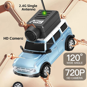 Mini <span class=keywords><strong>voiture</strong></span> RC 1/64 avec caméra HD, gyroscope 2,4 GHz, télécommande, vitesse 3 km/h, vue à la première personne (FPV), jouet de course - Product Image 2