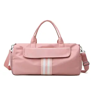 Women Handbag Small Excursion Bag Customizable Sport Gym Bag Travel Duffle Bag with Wet Pocket