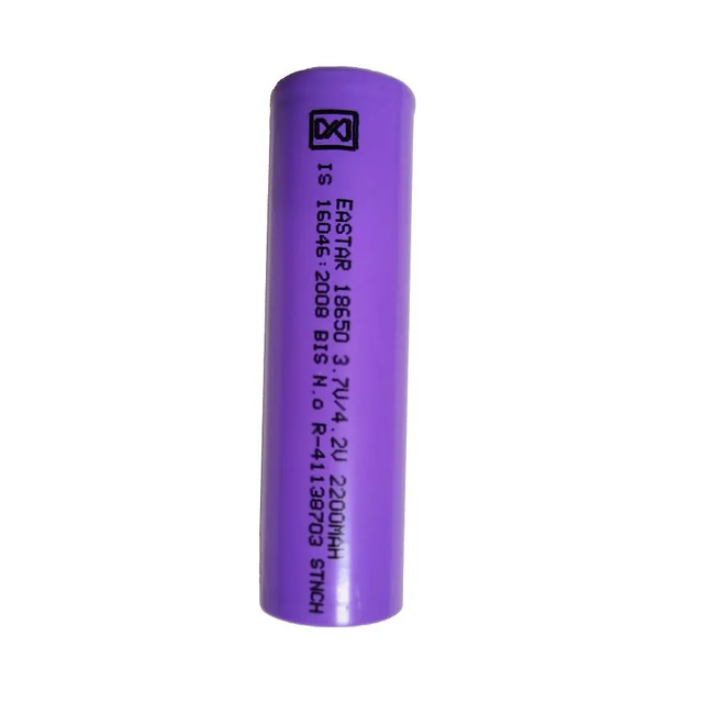 High Quality 3.6V 18650 Solid State Lithium-ion Rechargeable Battery Pack 2200mAh 800 Cycles Customizable Capacity