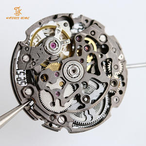 Movimiento de reloj de lujo YINBEI continuo Oem reloj negro personalizado automático japonés 8215 movimiento modificar - Product Image 2