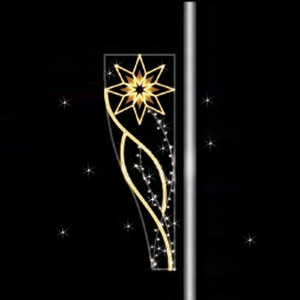 Noel ticari süslemeleri <span class=keywords><strong>Led</strong></span> sokak Motif yıldız ışık kutup noel kutup ışıkları açık şükran tatil için - Product Image 4