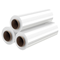 Film étirable Échantillon gratuit Adhésif LLDPE Rouleau d'emballage Film rétractable Plastique Main Mini/Jumbo Rouleau
