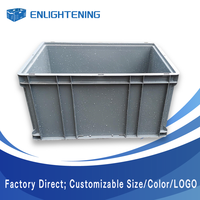 Textilindustrie-Transportkiste 1000x400x280mm Staubdichte Massivbox aus Polypropylen Großhandel
