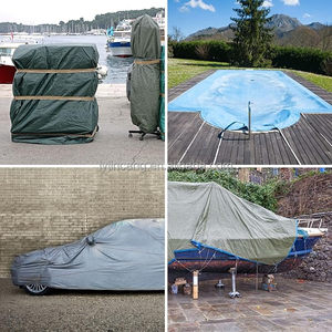 Fábrica Direta Alta Qualidade Pe Telhado Tarpaulin Container Capa Canvas Cobrindo - Product Image 2