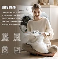 Ensemble de draps de lit 5 pièces beige, doux et respirant, 1 drap plat, 2 draps-housses, 2 taies d'oreiller, 100% rayonne dérivée du bambou