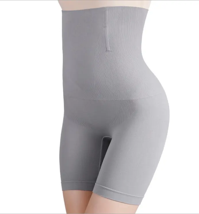 Calcinha de cintura alta, calcinha feminina de cintura alta pós-parto, levantamento de quadril, calça modeladora de corpo