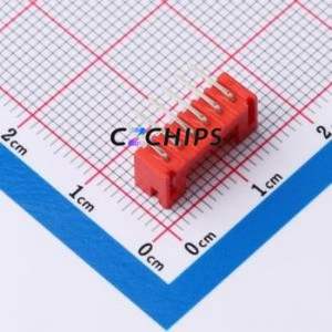 ZX-PH2.0-6PWZ-R Wire-to-Board Pin Header Bent Lead Through Hole,P=2mm Connector 1x6P 2mm Right Angle Insert PH - Product Image 2