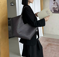 Sac fourre-tout élégant pour femmes, grande capacité, style de créateur de luxe, sac à bandoulière, sac à main tendance pour le shopping