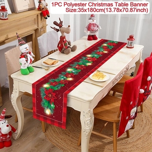 Runner da Tavola Natalizio 2026, Decorazioni Natalizie per Casa, Tovaglia Navidad Noel Kerst, Regali di Natale e Capodanno 2026 - Product Image 4