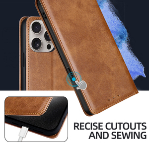 เคสโทรศัพท์มือถือหนังอเนกประสงค์แบบฝาพับสุดหรูสำหรับ Samsung A55 A15 A52 A50 A54 S24 <span class=keywords><strong>S22</strong></span> S23และ <span class=keywords><strong>iPhone</strong></span> 17 - Product Image 5