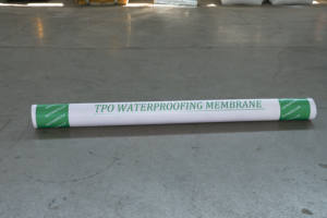 Venta al por mayor techo de goma 60mil membrana impermeable Tpo membrana para techos membrana impermeable adhesiva para techos - Product Image 4