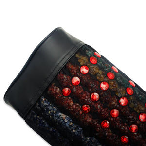 Luxuryade A010 Bio Tapis et Oreiller en Cristal d'Améthyste, Jade et <span class=keywords><strong>Tourmaline</strong></span> avec Chauffage par Infrarouge Lointain, Lumière Rouge Photonique et PEMF - Product Image 3