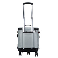 Nouvelle glacière à roulettes en PVC pour extérieur, 32L, grande capacité, roues universelles, sac de pique-nique détachable, réfrigérateur de voiture, boîte à glace