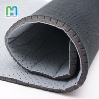 Tissu en boucle laminé en mousse PU à surface velours de 6 mm, matériau composite anti-pression pour doublure intérieure de soutien orthopédique