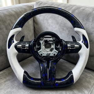 Volante de Fibra de Carbono Forjado en Oferta, Compatible con <span class=keywords><strong>BMW</strong></span> X5 F15 F20 F10 F30 F32 F36 <span class=keywords><strong>F60</strong></span> M3 M4 F80 F82 E90 E91 E60 - Product Image 1