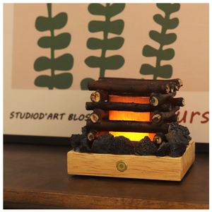 Lampe d'ambiance LED effet feu de camp avec bruit blanc, idéale pour <span class=keywords><strong>le</strong></span> <span class=keywords><strong>camping</strong></span> et la décoration - Meilleure vente - Product Image 1