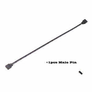 Angitu argh อะแดปเตอร์สายต่อควบคุมแสงเมนบอร์ดตัวผู้กับตัวเมีย24Awg สายต่อขยายซิงค์3Pin 1X2X3X4X5X 5V - Product Image 2