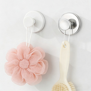 Crochet à ventouse en acier inoxydable, crochet simple, capacité de charge de 3 à 5 kg, porte-serviettes pour cuisine et salle de bain, design minimaliste - Product Image 2