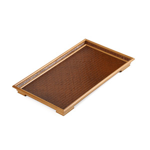 Bamboo Woven <b>Tea</b> <b>Tray</b> Japanese Retro Style Lacquer Dry Brewing Table <b>Tea</b> Serving <b>Tray</b> Residential Use - Product Image 5