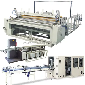 Línea de producción de papel higiénico, línea de conversión de papel de cocina completamente automática, convertidor JRT