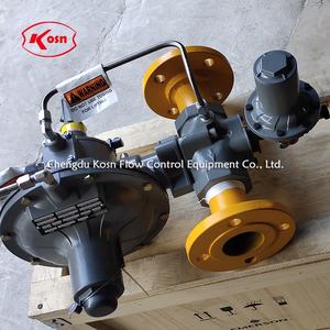 Régulateurs industriels réduisant la pression à commande directe de la série Fisher 299 299H 299HR 299HS 299HV vanne de régulateur de pression de gaz - Product Image 4