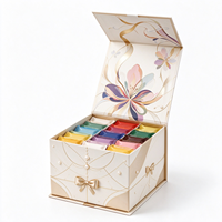 Boîte cadeau magnétique, boîte cadeau à ouverture rabattable, boîte cadeau haut de gamme, emballage rigide, boîte d'emballage premium, boîte cadeau pour les fêtes