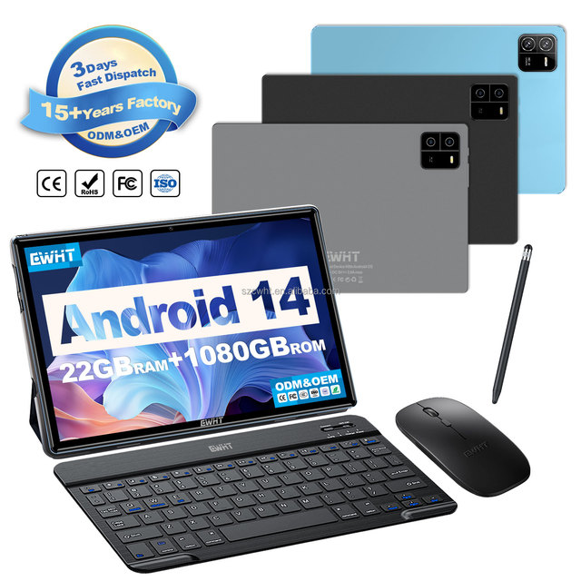 Custom 256GB 1TB 4G Calling Ordinateur Portable 10 Inch Tablet Phone Oem Android Educational Tablet PC Dual Sim Card