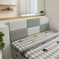 Cojín de Respaldo Tatami para Cabecera de Cama, Minimalista, Insonorizante y Resistente a la Humedad, de PVC con Diseño de Garra de Gato, 3 cm de Grosor, para Dormitorio, Hotel y Entretenimiento
