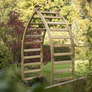 Modern 3D Floral <strong>Wooden</strong> <strong>Garden</strong> Arch Elegant Iron <strong>Ornaments</strong> <strong>for</strong> Outdoor Wedding Decor Traditional Design Style - Product Image 2