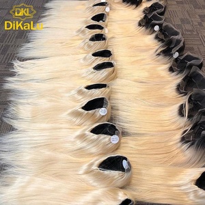 China Wet and Wavy Cheap Brazilian Raw 613 Blonde Human Hair Bundles,raw 613 Virgin Hair,long Silky Blonde Brazilian Human Hair - Product Image 6