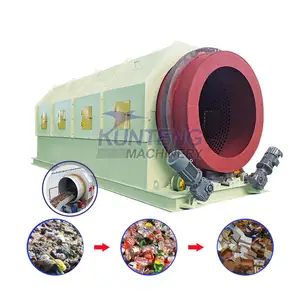 Municipal solid waste sorting machine city solid garbage disposal recycle machine for organic waste