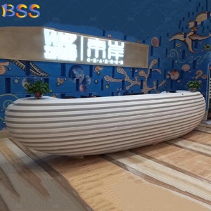Hotel Front <strong>Desk</strong> Design Contemporary <strong>Art</strong> <strong>Deco</strong> Best Quality Custom Made Luxurious White Corian Modern Front <strong>Desk</strong> Hotel - Product Image 4