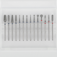 Lot de 30 embouts de meulage pour ongles en diamant mélangés, professionnels, pour manucure, élimination des cuticules, outils de salon pour nail art
