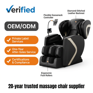 Fauteuil de <span class=keywords><strong>massage</strong></span> zéro gravité élégant et personnalisé 2026 avec <span class=keywords><strong>massage</strong></span> pneumatique complet du corps pour soulager la fatigue et les muscles raides - Product Image 1