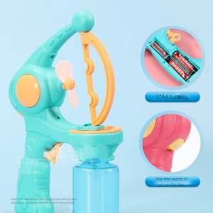 电动全自动气泡肥皂水玩具风扇儿童鼓风机气泡枪机 - Product Image 5