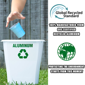 定制全彩铝冰混合可乐啤酒乒乓球杯金属会议体育场杯带标志 - Product Image 6