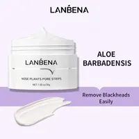 Производитель LANBENA, 100% аутентичная натуральная маска-крем для удаления черных точек, маска для удаления черных точек на носу, полоски для удаления пор