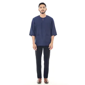 Мужская сетчатая рубашка бренда Daffah, саудовская Юба, Арабская Тауб, туба, Корейская элегантная мусульманская одежда Kurta