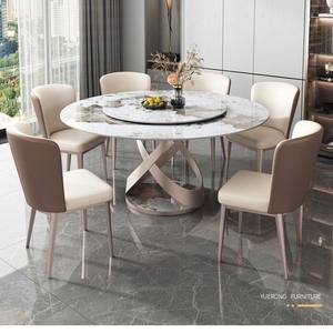 Chaise de salle à manger rembourrée beige gris orange pour adulte - Product Image 1