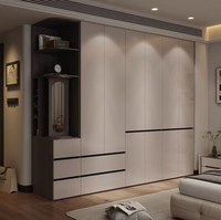 Nouvelle Armoire Modulaire Minimaliste de Luxe Léger pour Chambre à Coucher 26