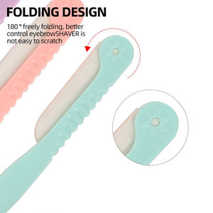 <span class=keywords><strong>Tondeuse</strong></span> à poils pour le visage en acier inoxydable Shaper Rasoir portable Rasoirs à sourcils Ensemble de rasoirs pour femmes - Product Image 4